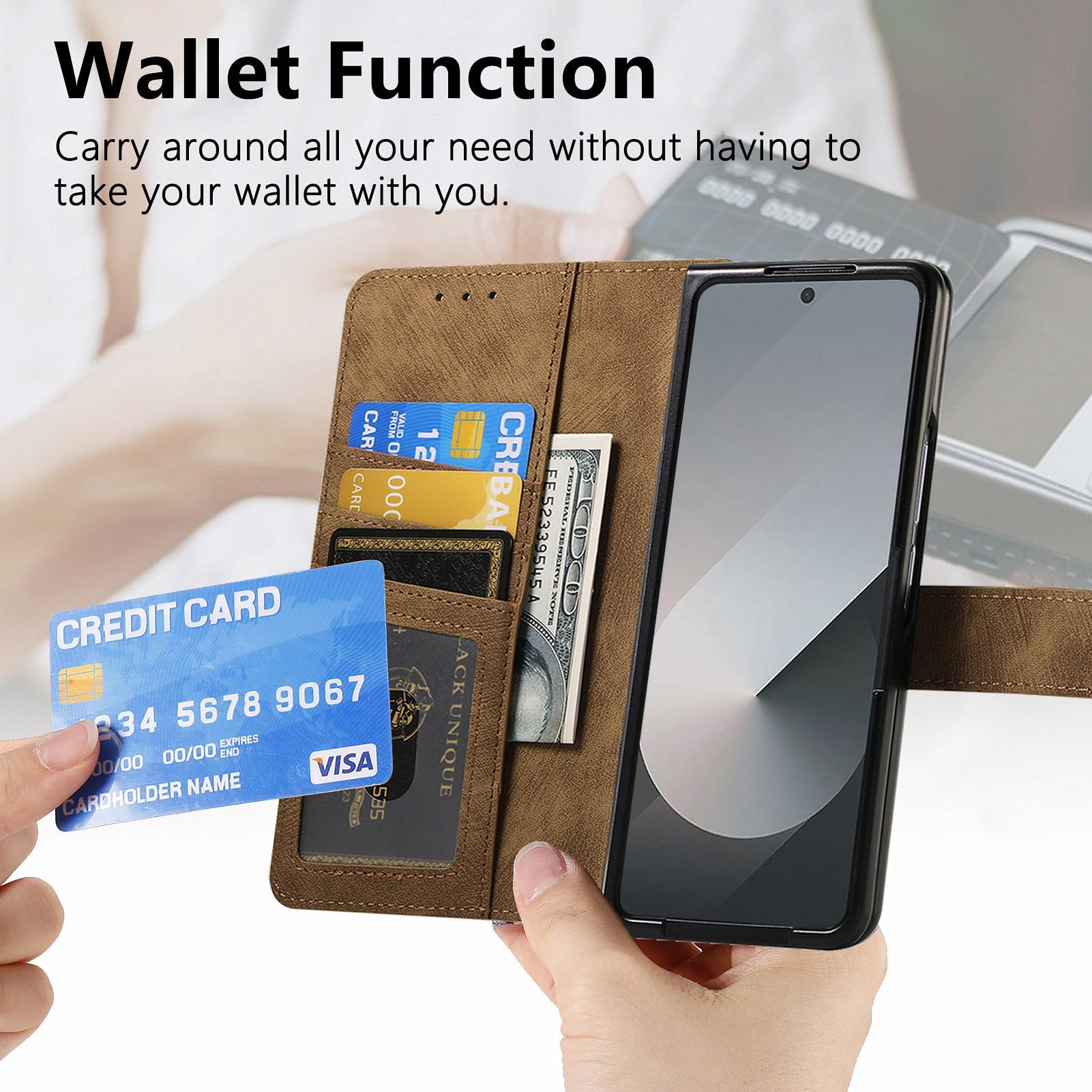 Amazon.co.jp: Galaxy Z Fold7 ケース 手帳型 MagSafe対応 Samsung